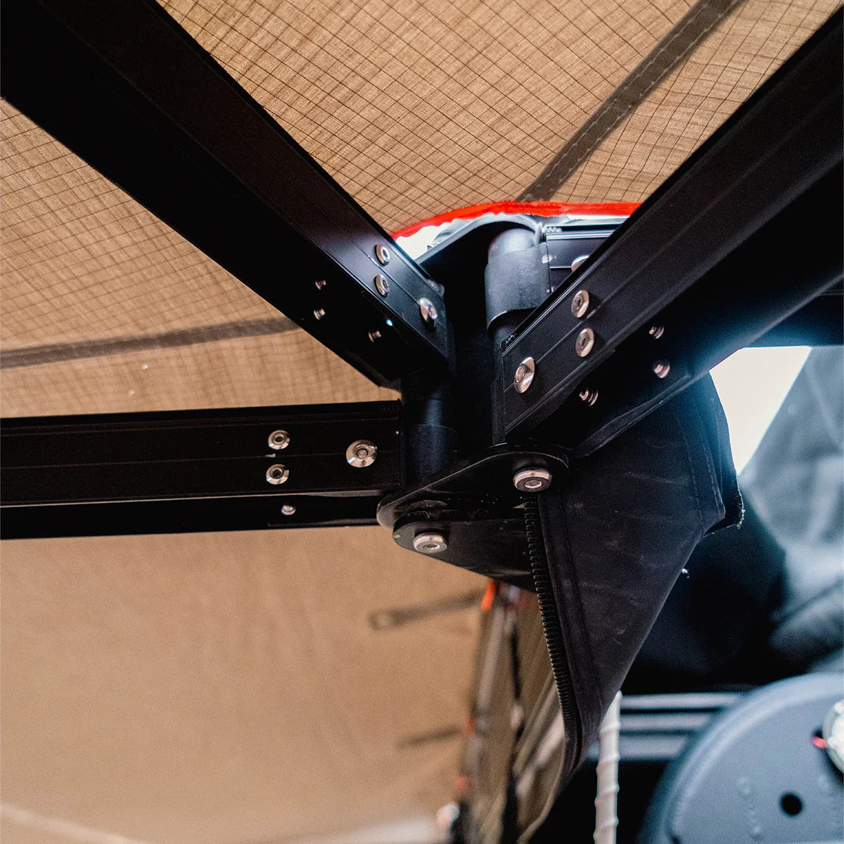 270 Degree Awning, XL, Passenger Side, C-Channel Aluminum, Olive
