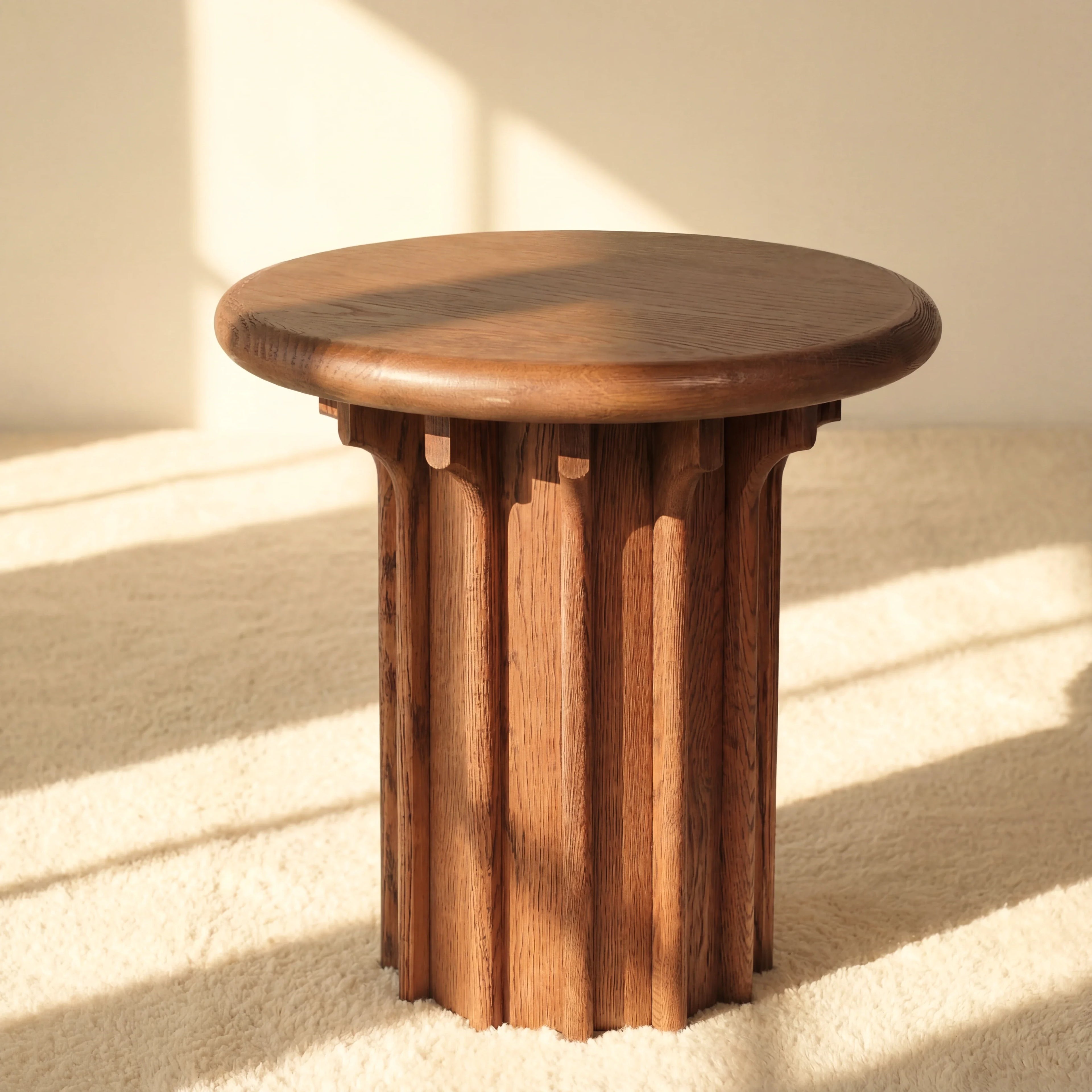 Corin Side Table White oak