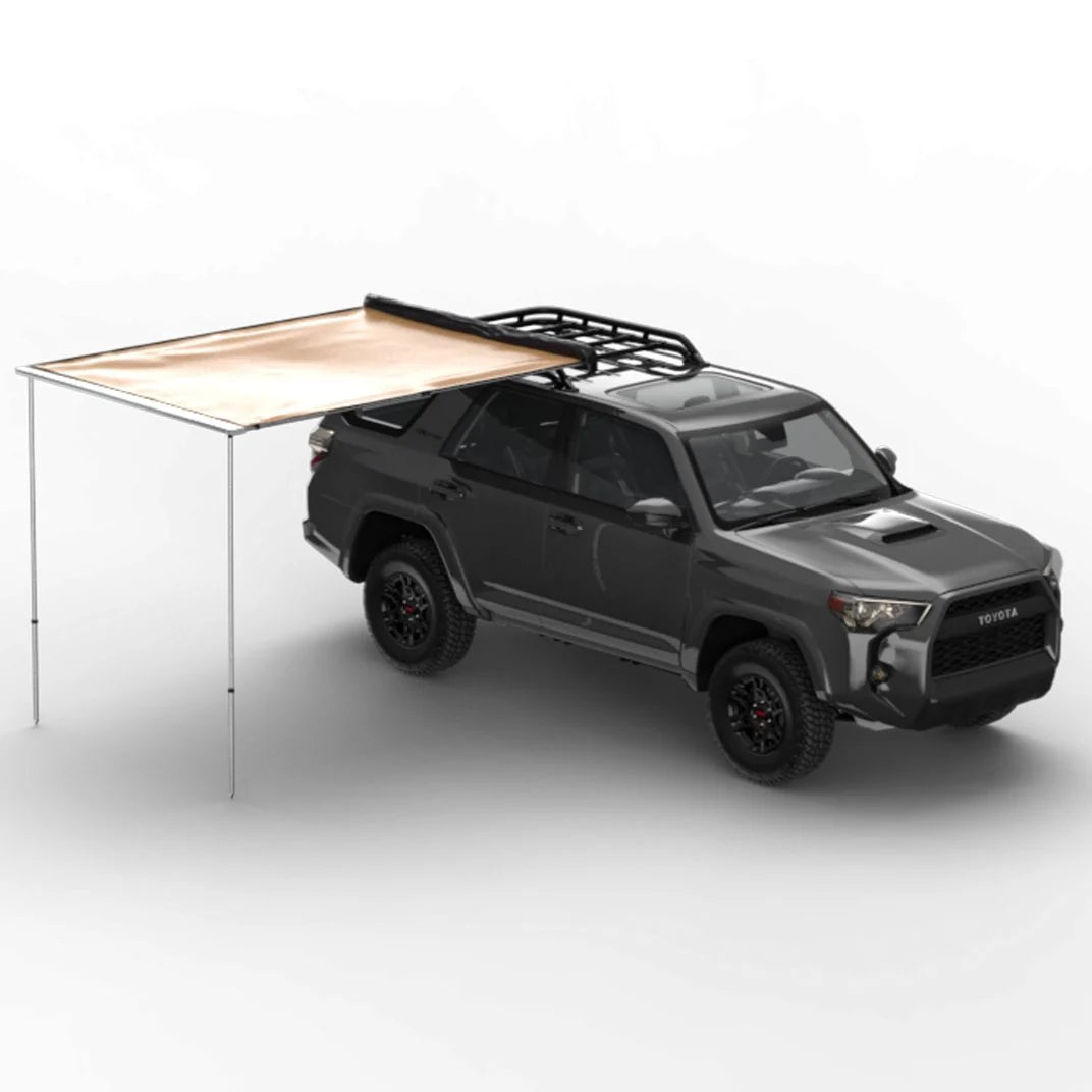 Truck or Car Awning, 6.5x8 Feet, Poly-Cotton Ripstop Fabric, Tan