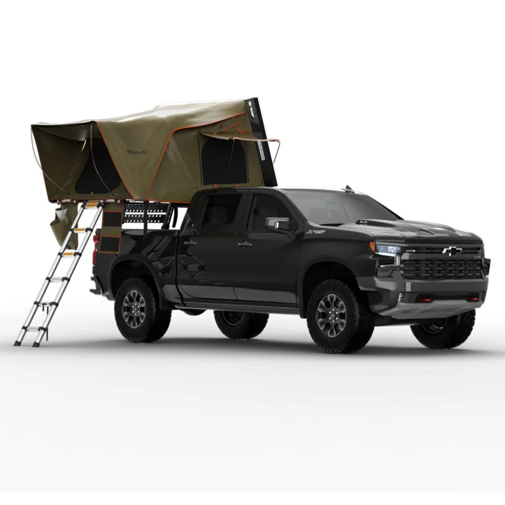 Stealth Hardshell Rooftop Tent, Aluminum, 3 Person, Black