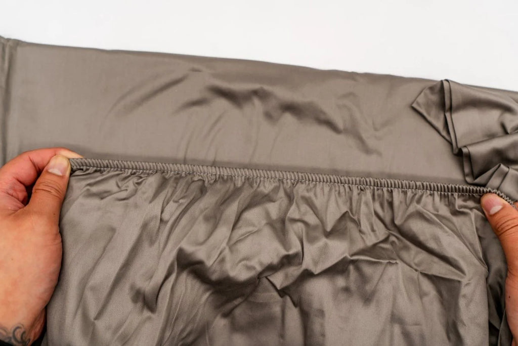 Alpha Cotton Fitted Sheets, Grey