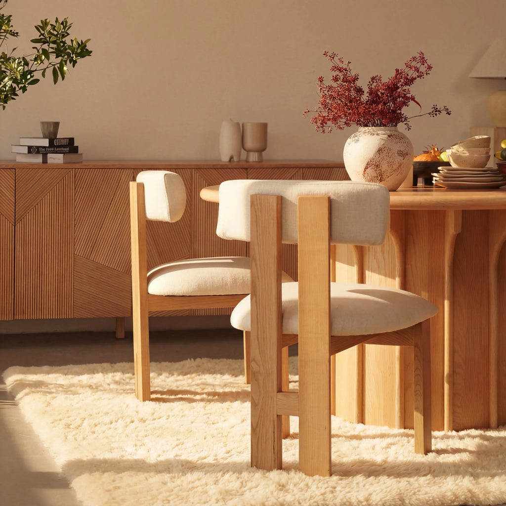 Corin Dining Table White oak