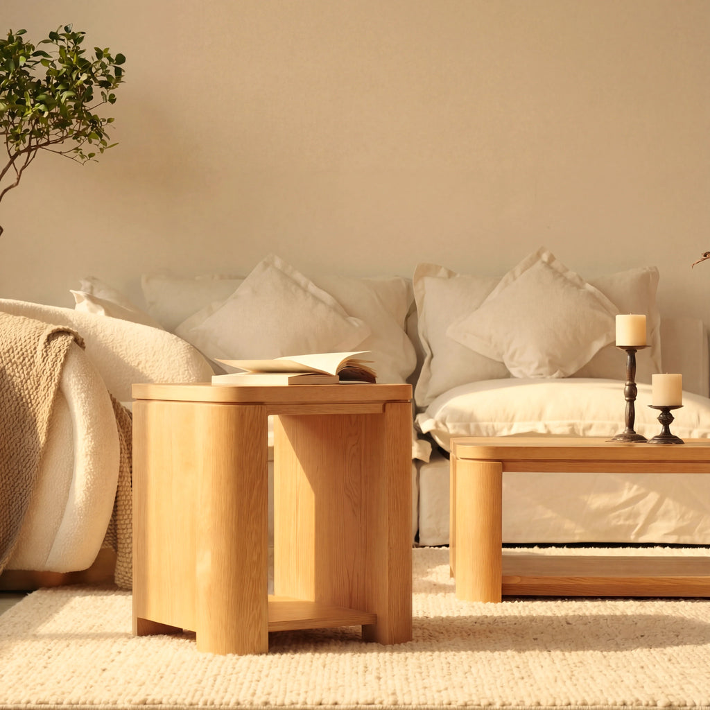 Ovelo Side Table All-oak construction